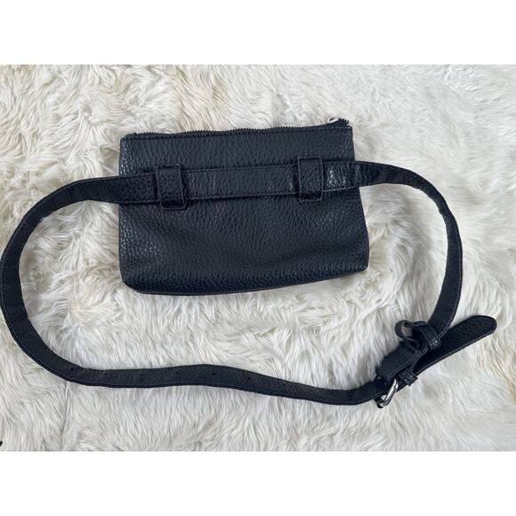 Co-lab by‎ Christopher Kon Belt Bag Black Vegan Leather NEW - Picture 4 of 10